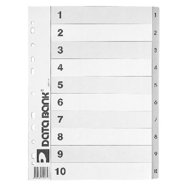 Ring Binder Index - 10 Dividers