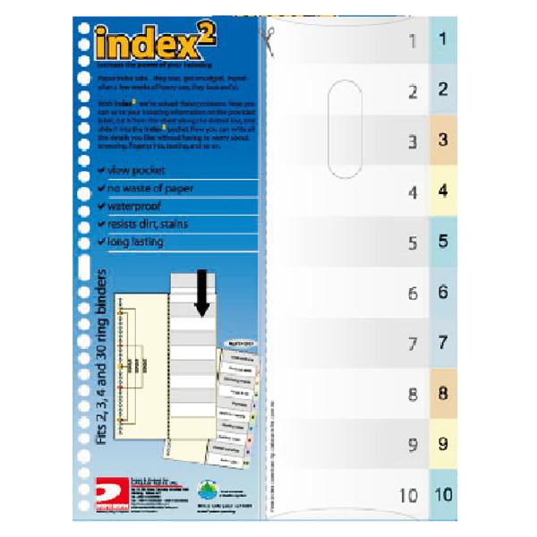 View Pocket Index - 10 Dividers