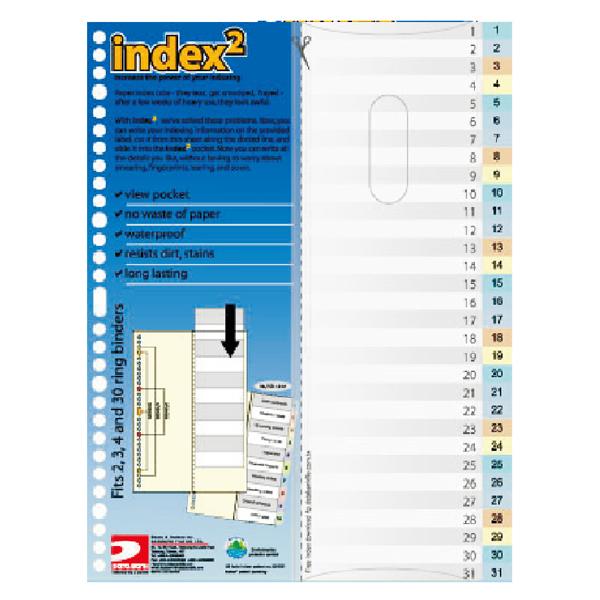 View Pocket Index - 31 Dividers